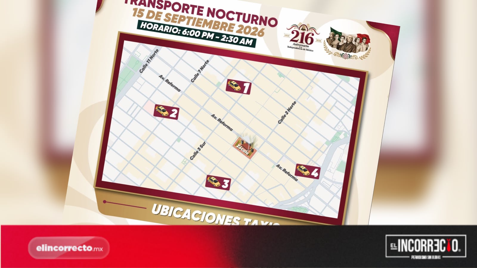 ¿Vas al Grito en Puebla? Estas son las rutas para regresar a casa