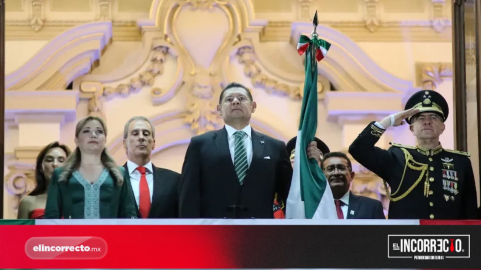 “¡Vivan las madres y familias buscadoras!”, Armenta en su segundo Grito de Independencia