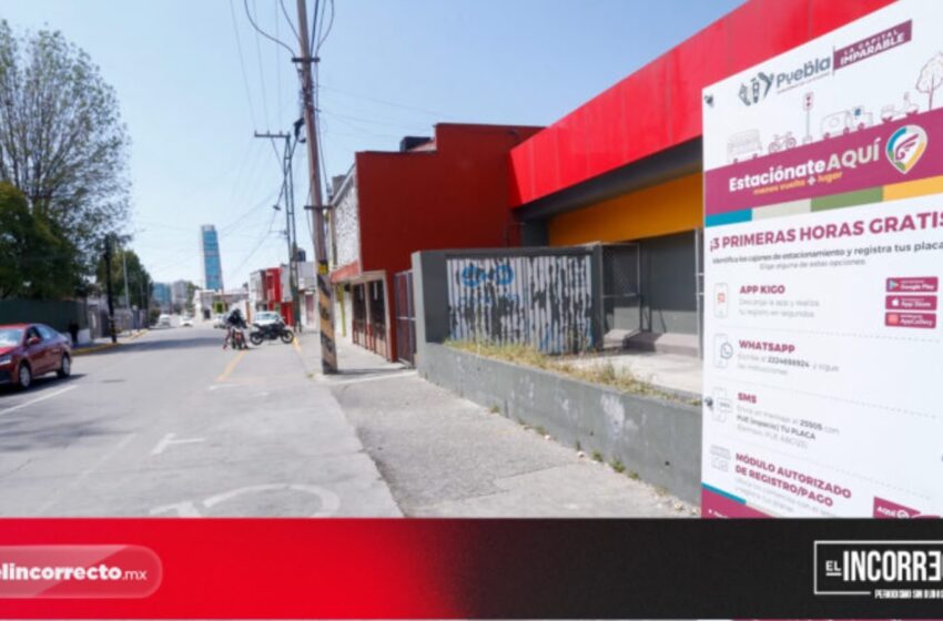  Aumenta 14.7% uso de parquímetros en Puebla durante agosto