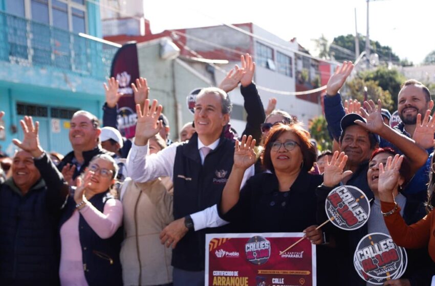  Arranca Pepe Chedraui trabajos de rehabilitación vial en San Jerónimo Caleras