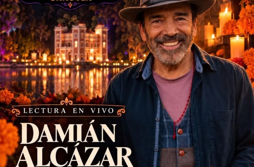  Damián Alcázar llevará su voz a la Ex Hacienda de Chautla en plena temporada de Día de Muertos