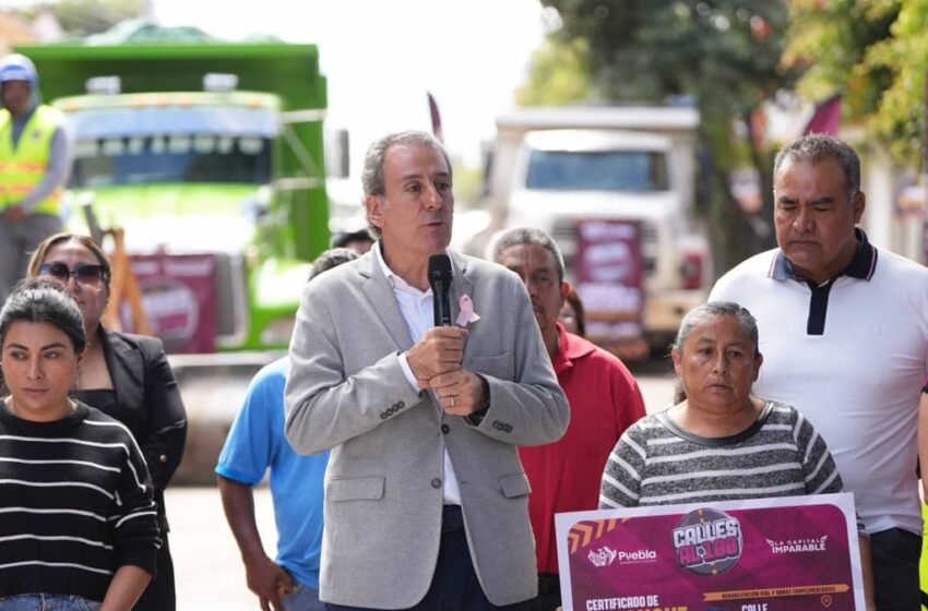  Encabeza Pepe Chedraui trabajos de rehabilitación vial en San Baltazar Campeche
