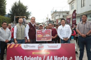Encabeza Pepe Chedraui trabajos de rehabilitación vial en la Resurrección
