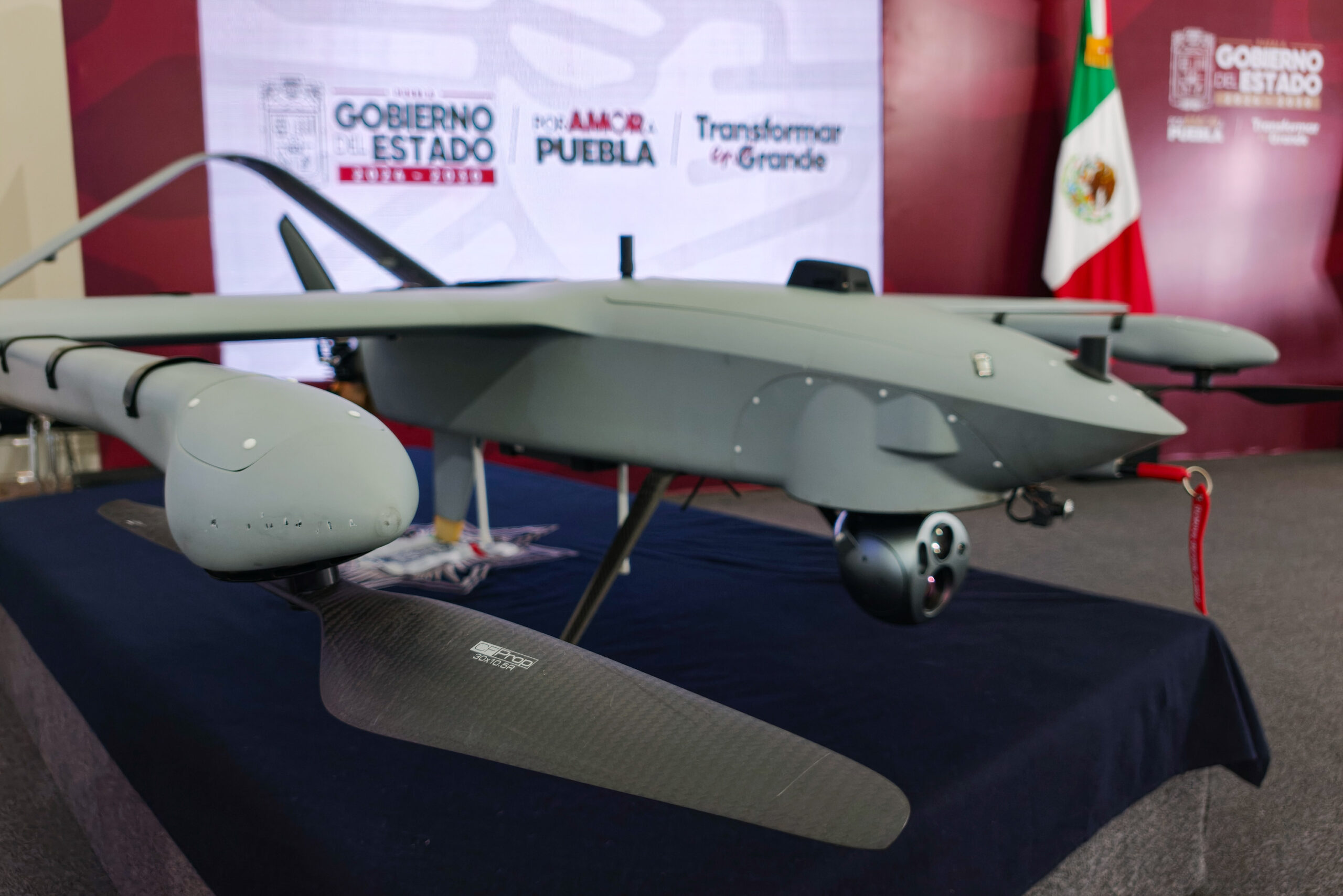 Estos son los drones de largo alcance para blindar la autopista México-Puebla