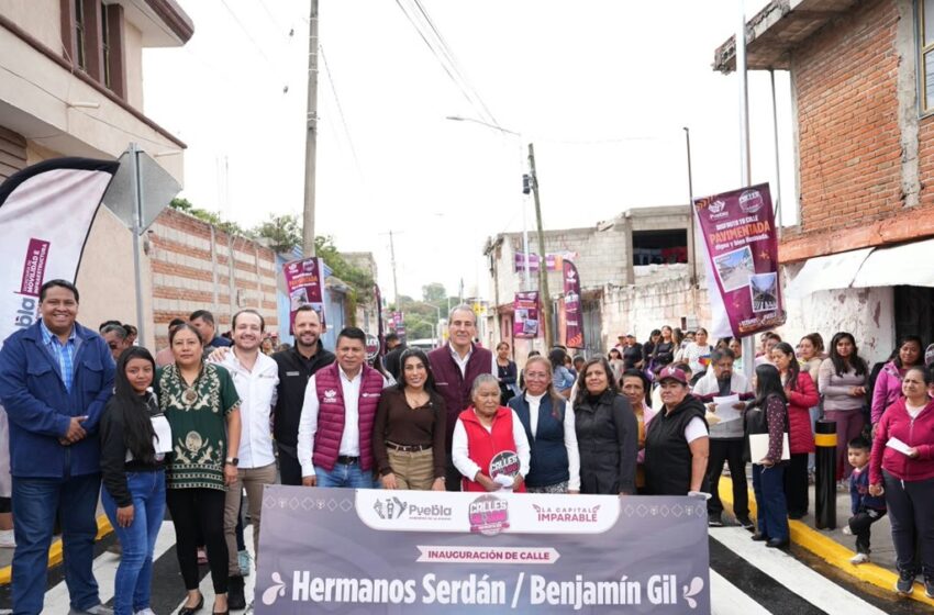  Fortalece Pepe Chedraui infraestructura vial en Santo Tomas Chautla