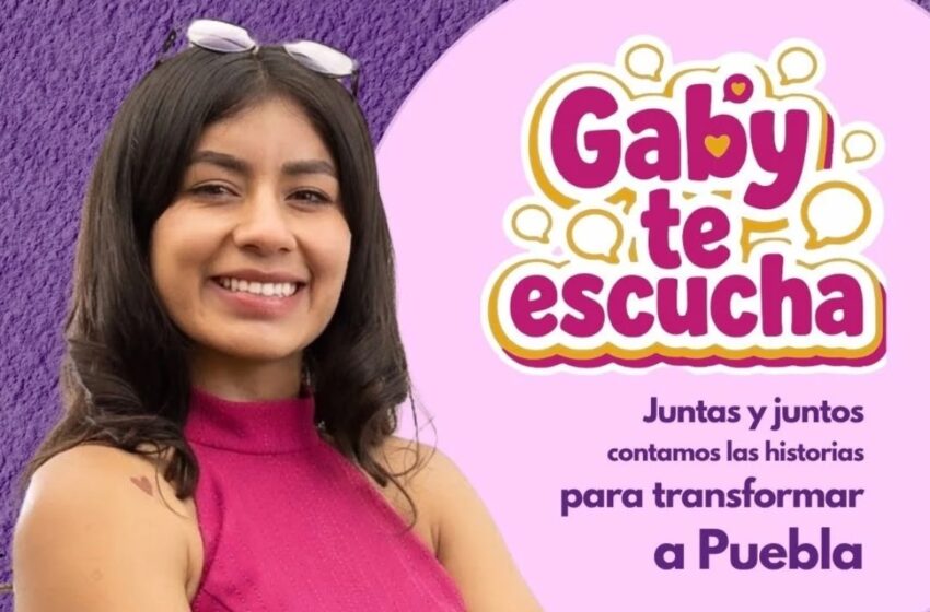 Gabriela Sánchez lanza “Gaby te escucha” rumbo a la candidatura de Morena en Puebla