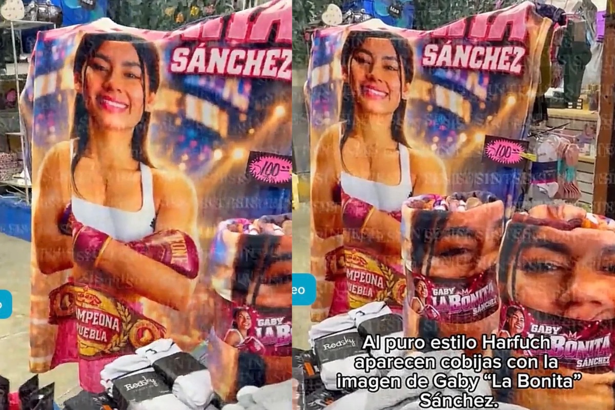 Gaby “La Bonita” Sánchez ya tiene sus propias cobijas en Puebla