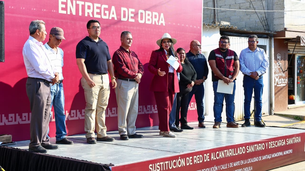 Gobierno Municipal y SOSAPACH fortalecen infraestructura sanitaria en Santiago Momoxpan