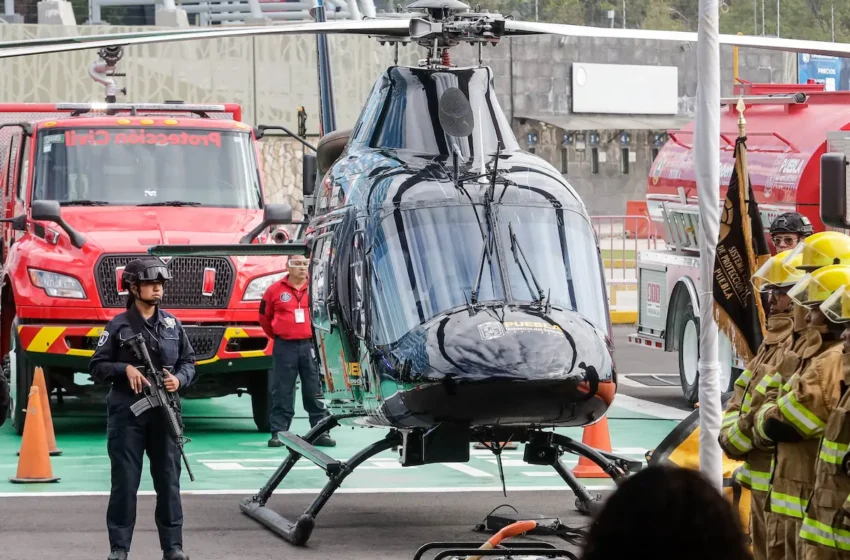  Helicóptero Leonardo del Gobierno de Puebla costó 115.7 mdp; se adquirió por adjudicación directa
