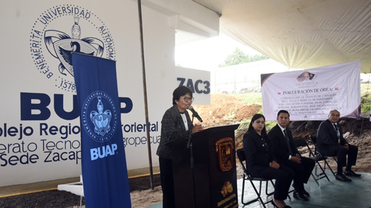 Inaugura Rectora Lilia Cedillo nuevo edificio en el Bachillerato Tecnológico Agropecuario BUAP de Zacapoaxtla