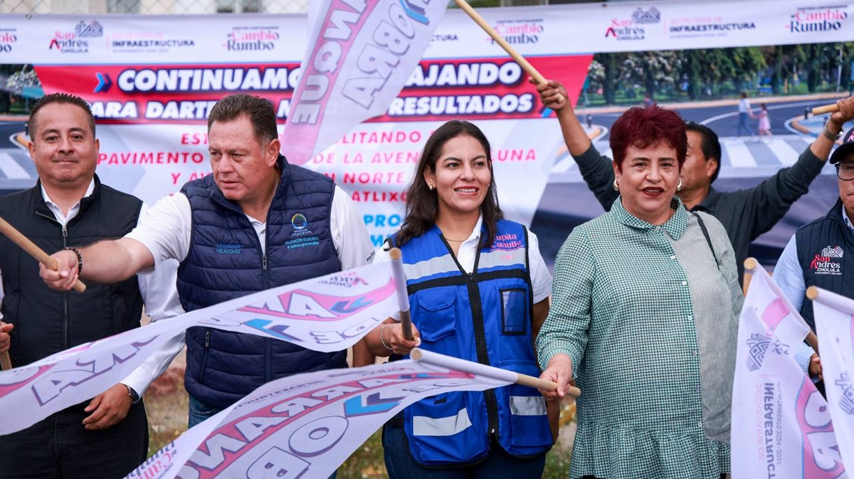 Inicia Lupita Cuautle rehabilitación de La Luna, una vialidad clave para la Delegación Atlixcáyotl