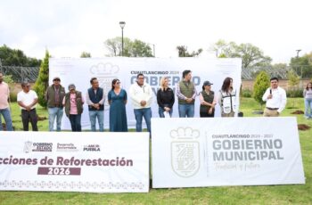 La jornada forma parte de un proyecto piloto de la Megalópolis para mitigar las islas de calor urbanas.