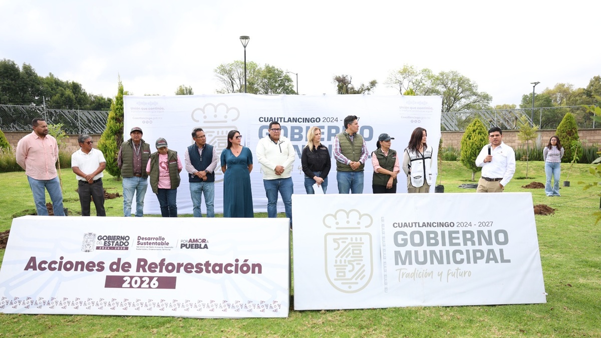 La jornada forma parte de un proyecto piloto de la Megalópolis para mitigar las islas de calor urbanas.