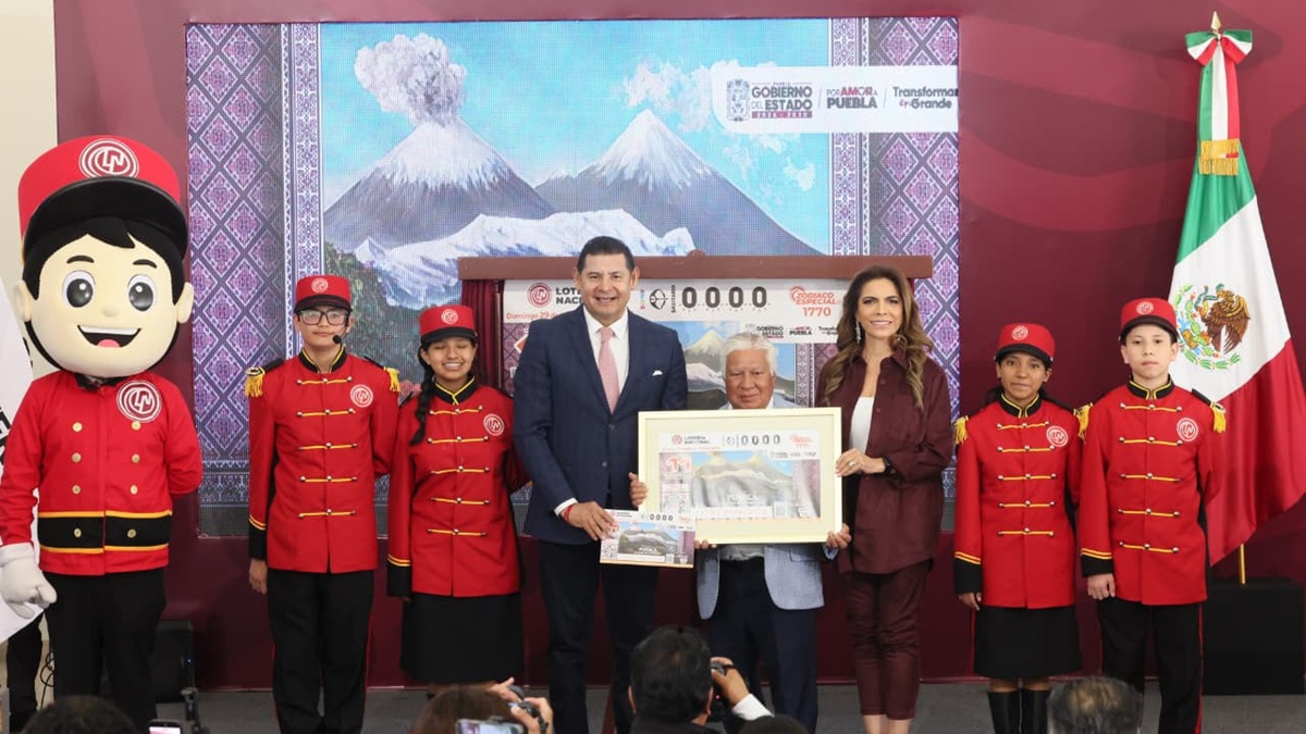 Lotería nacional dedica sorteo especial a puebla, estado de las montañas