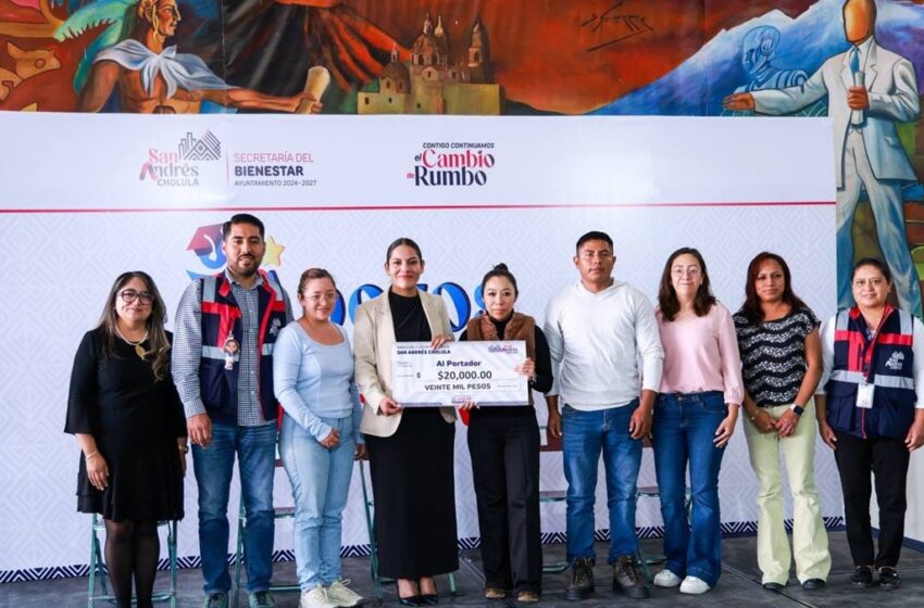  Lupita Cuautle destina recursos al mejoramiento de planteles educativos