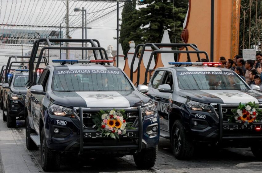  Lupita Cuautle refuerza seguridad de San Andrés Cholula con nuevas unidades y puntos de monitoreo inteligente