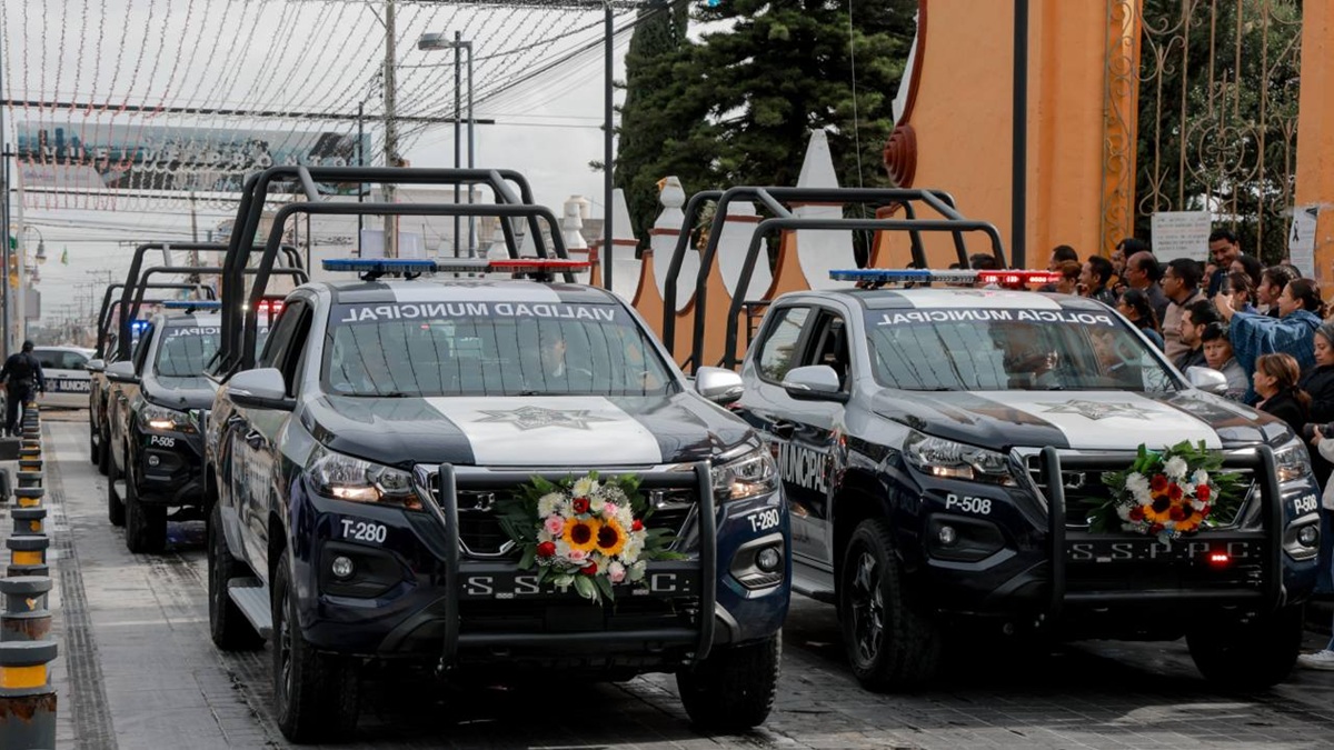 Lupita Cuautle refuerza seguridad de San Andrés Cholula con nuevas unidades y puntos de monitoreo inteligente