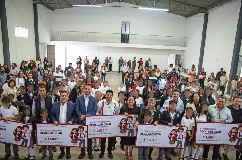  Omar Muñoz reconoce la excelencia con Becas San Juan