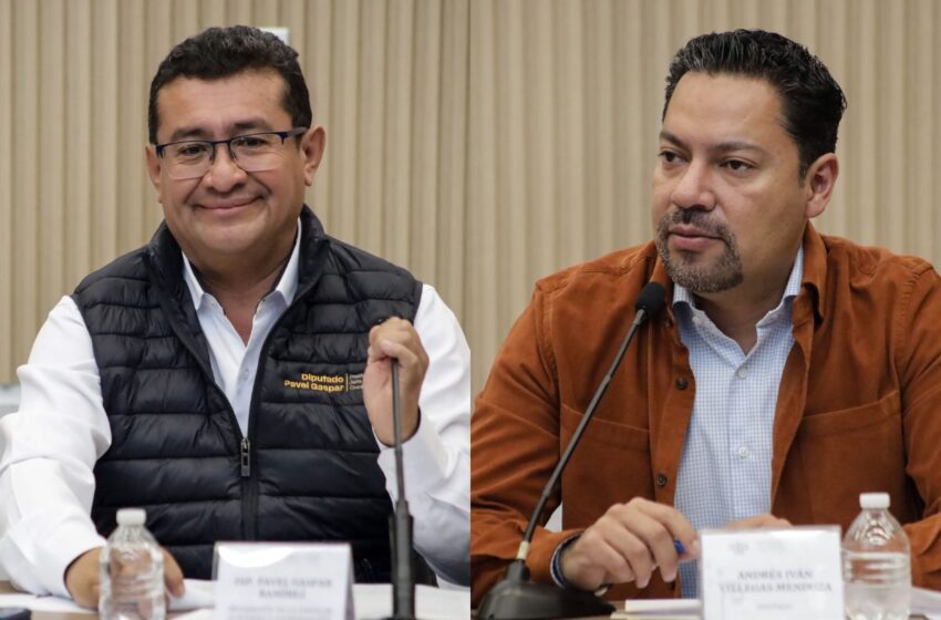Pavel Gaspar y Andrés Villegas alistan registro para buscar diputación federal