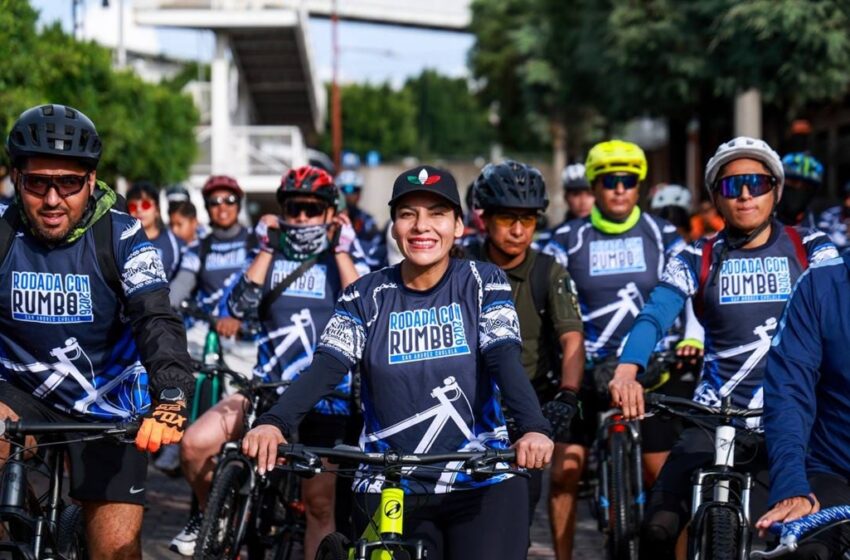  Promueve Lupita Cuautle el uso responsable de la bicicleta y la convivencia familiar en San Andrés Cholula