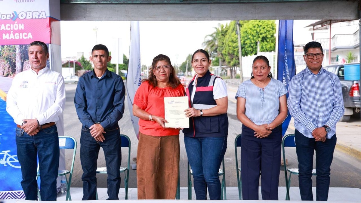 Rehabilitación de la Ciclorruta Mágica y pavimentación en fraccionameinto, parte de la nueva etapa de obra: Lupita Cuautle