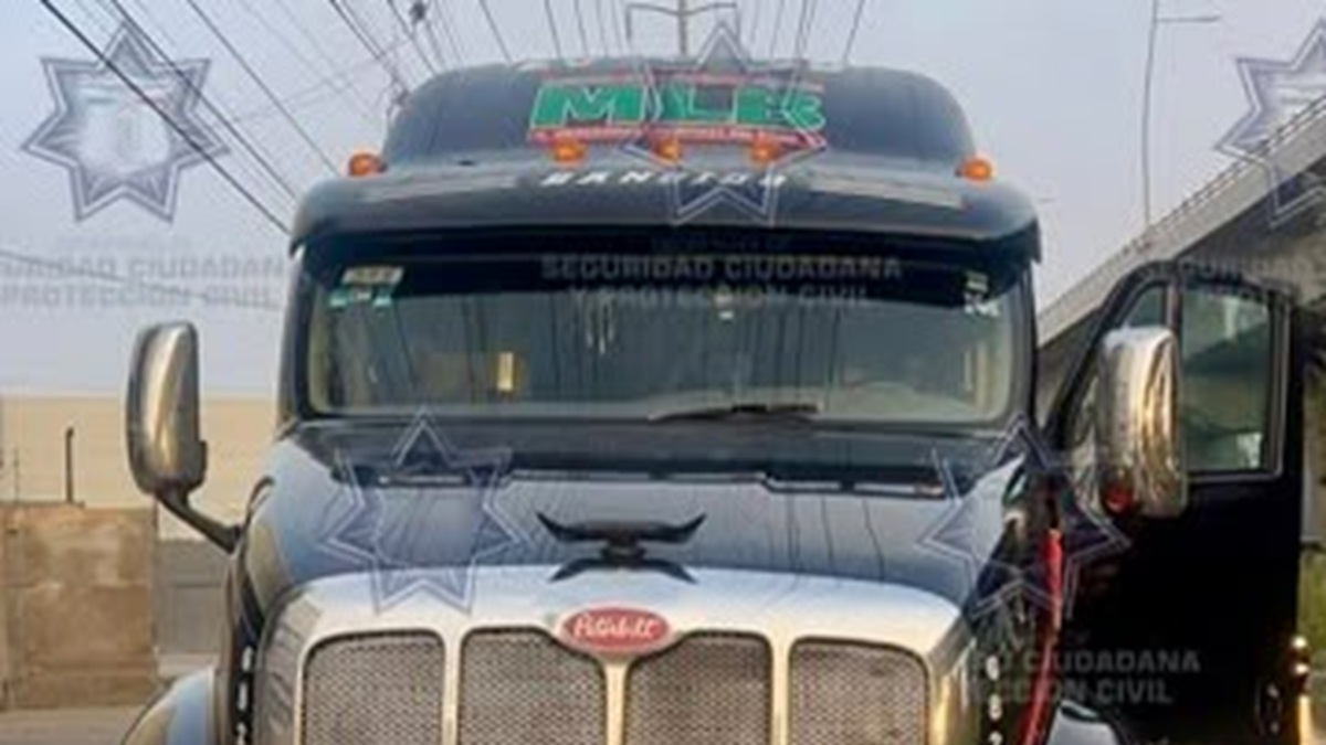 SSCyPC localiza tractocamión reportado como robado en Sanctorum