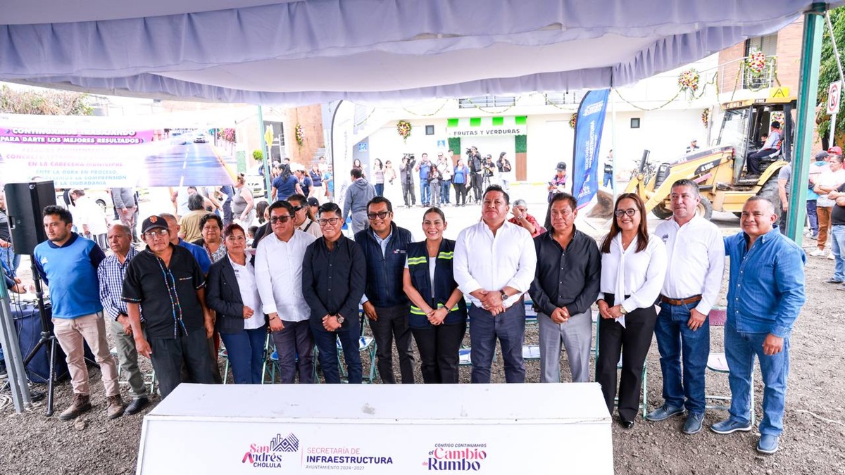 San Andrés Cholula arranca etapa de obras de impacto para transformar la movilidad