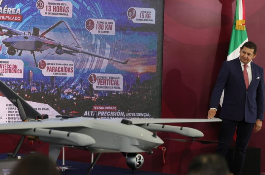  Se fortalece estrategia de seguridad estatal con drones de alta tecnología para monitoreo en tiempo real