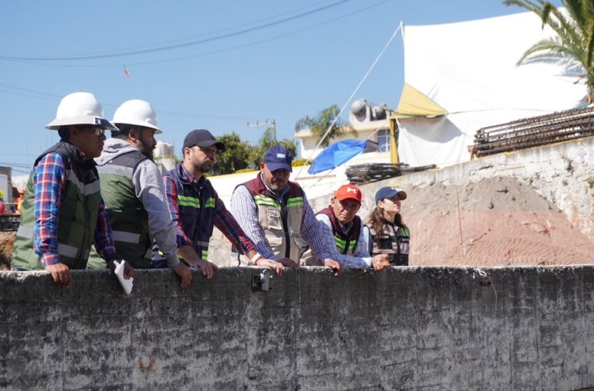  Supervisa Gobierno de Pepe Chedraui construcción del Puente Vehicular de San Miguel Canoa
