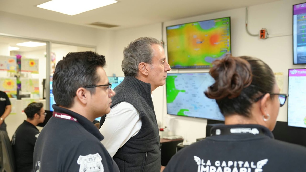Supervisa Pepe Chedraui labores de monitoreo y alertamiento ante fenómenos de riesgo