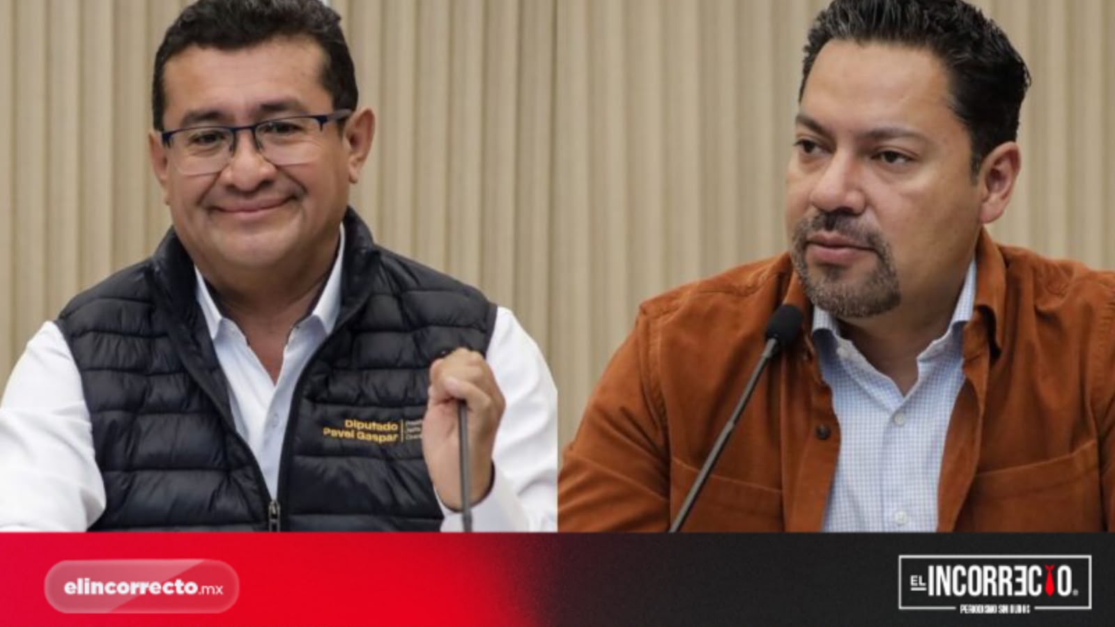 Pavel Gaspar y Andrés Villegas alistan registro para buscar diputación federal