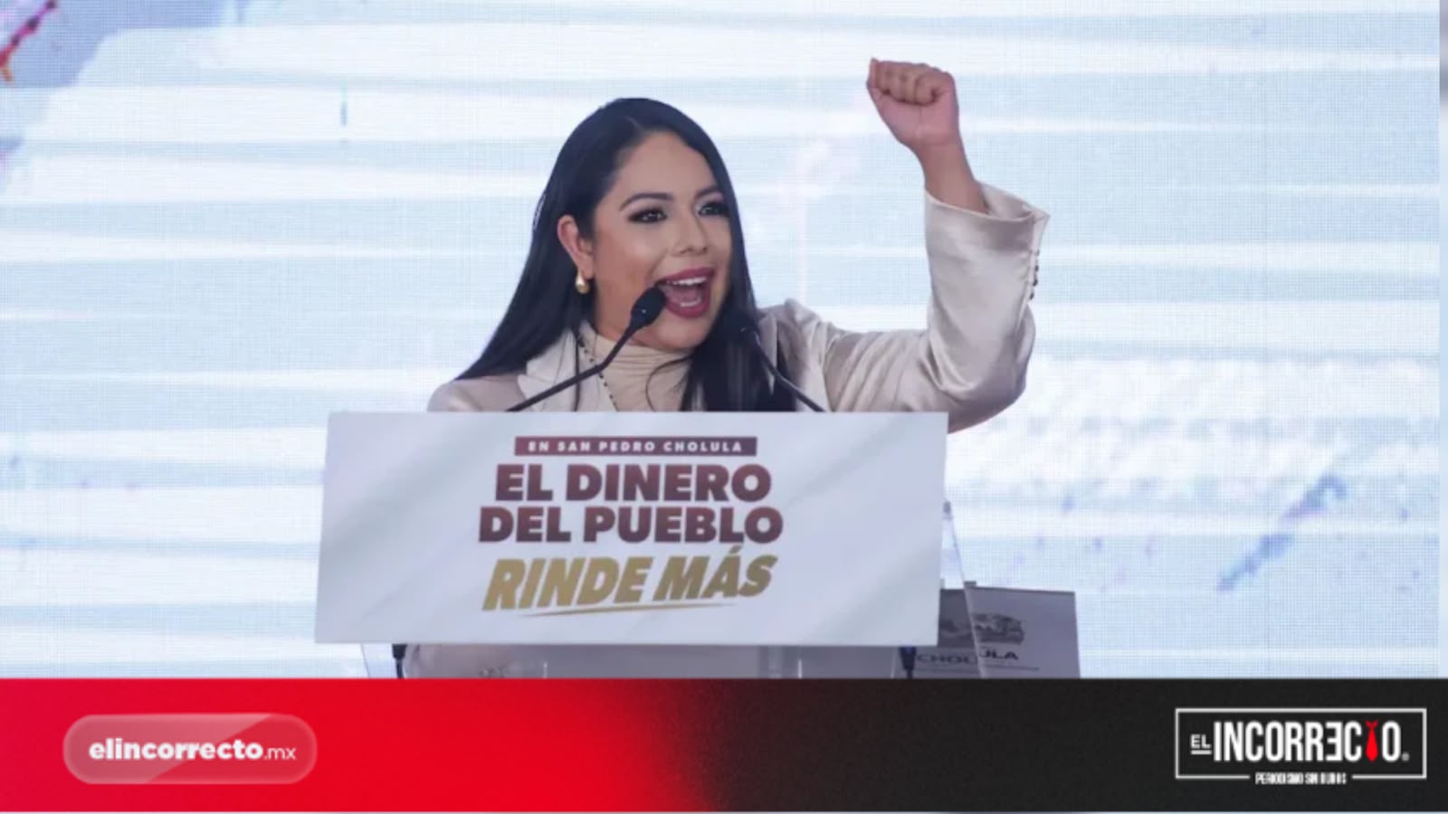 Tonantzin Fernández deja abierta la posibilidad de reelegirse en San Pedro Cholula