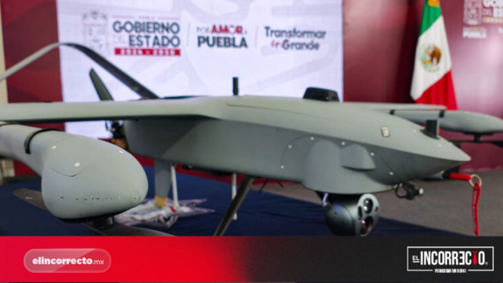 Estos son los drones de largo alcance para blindar la autopista México-Puebla