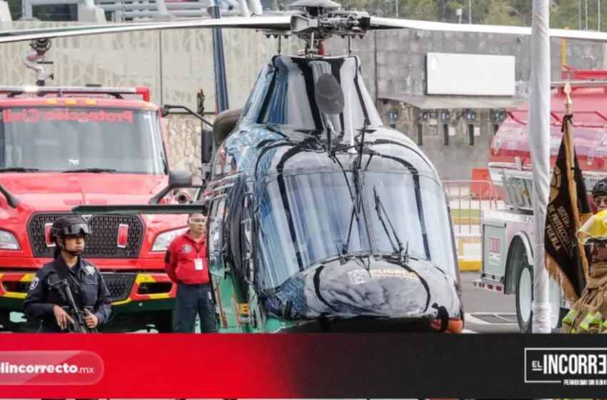  Helicóptero Leonardo del Gobierno de Puebla costó 115.7 mdp; se adquirió por adjudicación directa