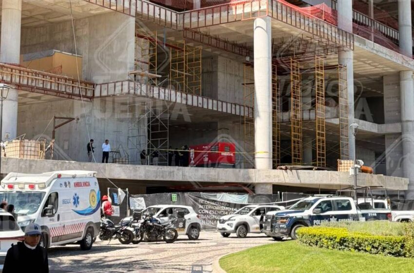 Muere mujer tras caer en una obra en construcción en La Vista Country Club, en Puebla