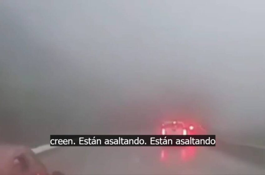  Reportan asalto armado en la autopista Orizaba-Puebla; familias habrían sido despojadas de sus vehículos
